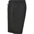Black - Pack Shot - Build Your Brand Mens Recycled Swim Shorts