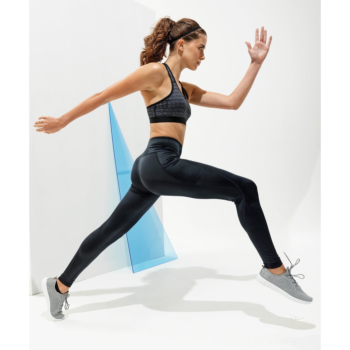 Black - Lifestyle - TriDri Womens-Ladies High Shine Leggings