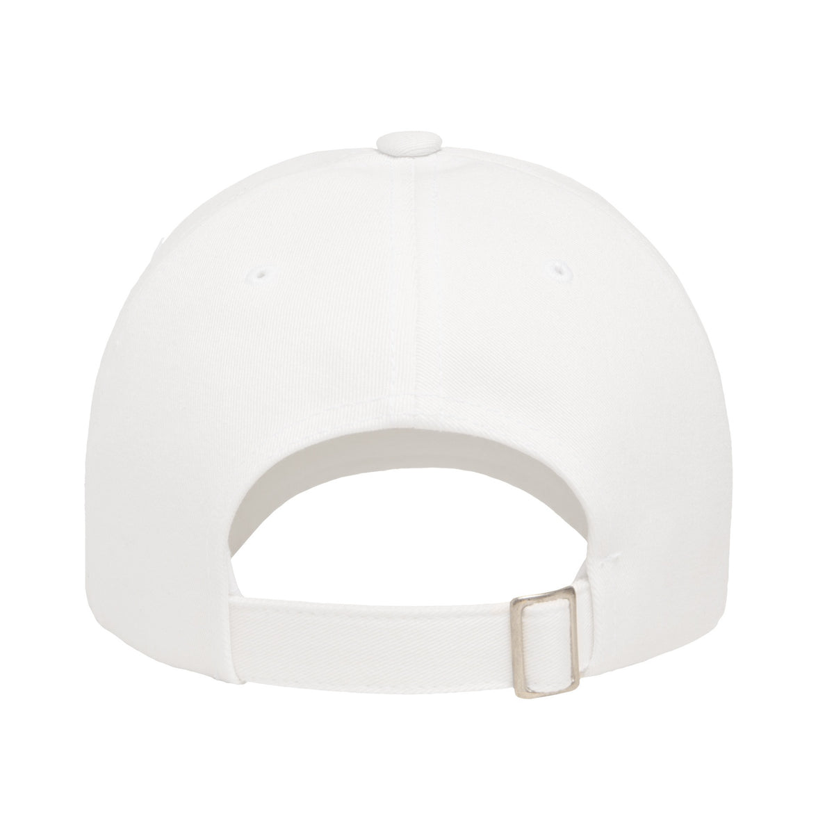 White - Back - Flexfit Unisex Adult EcoWash Dad Cap