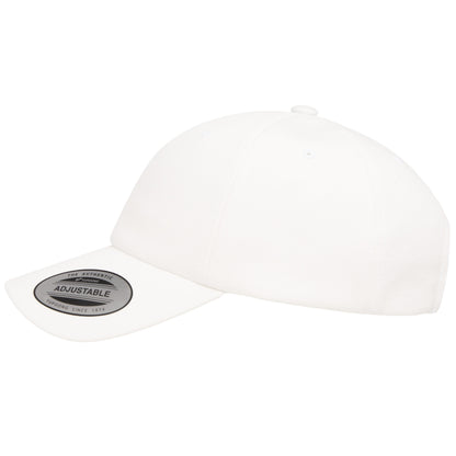White - Side - Flexfit Unisex Adult EcoWash Dad Cap