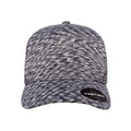 Navy Melange - Pack Shot - Flexfit Unisex Adult Delta Unipanel Cap