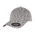 Silver Melange - Front - Flexfit Unisex Adult Delta Unipanel Cap