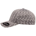 Silver Melange - Side - Flexfit Unisex Adult Delta Unipanel Cap