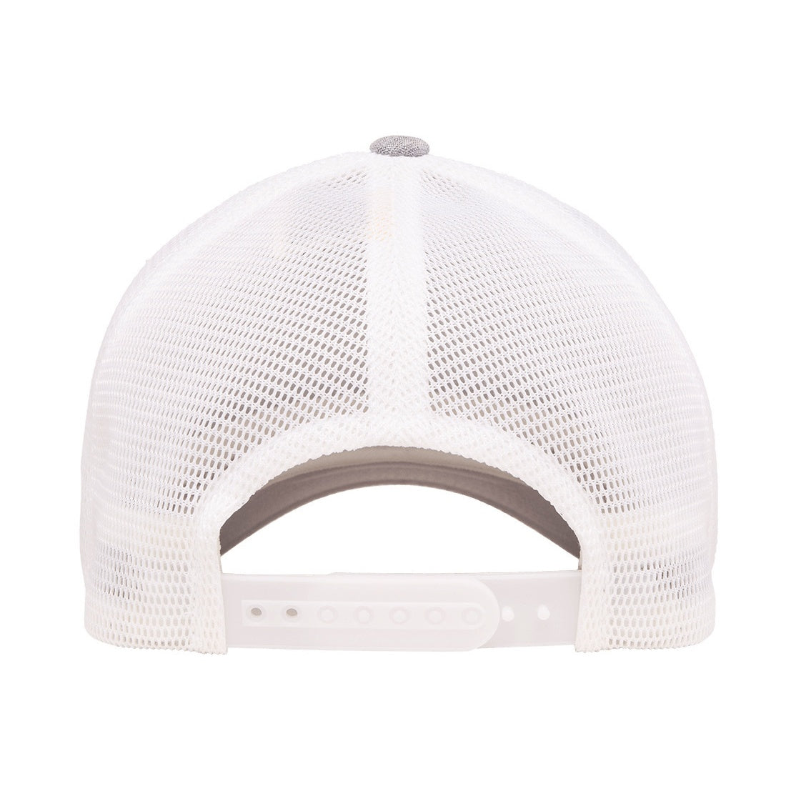 Silver-White Melange - Back - Flexfit Unisex Adult 110 Mesh Two Tone Cap