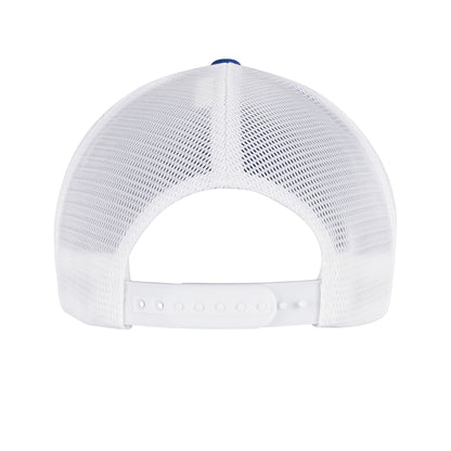Royal Blue-White - Back - Flexfit Unisex Adult 110 Mesh Two Tone Cap