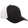 Black-White - Lifestyle - Flexfit Unisex Adult 110 Mesh Two Tone Cap