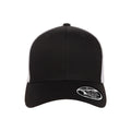 Black-White - Pack Shot - Flexfit Unisex Adult 110 Mesh Two Tone Cap