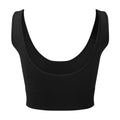 Black - Back - TriDri Womens-Ladies Multisport Ribbed Seamless 3D Bra