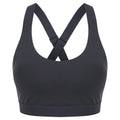 Charcoal Grey - Front - Tombo Womens-Ladies Core Medium Impact Bra