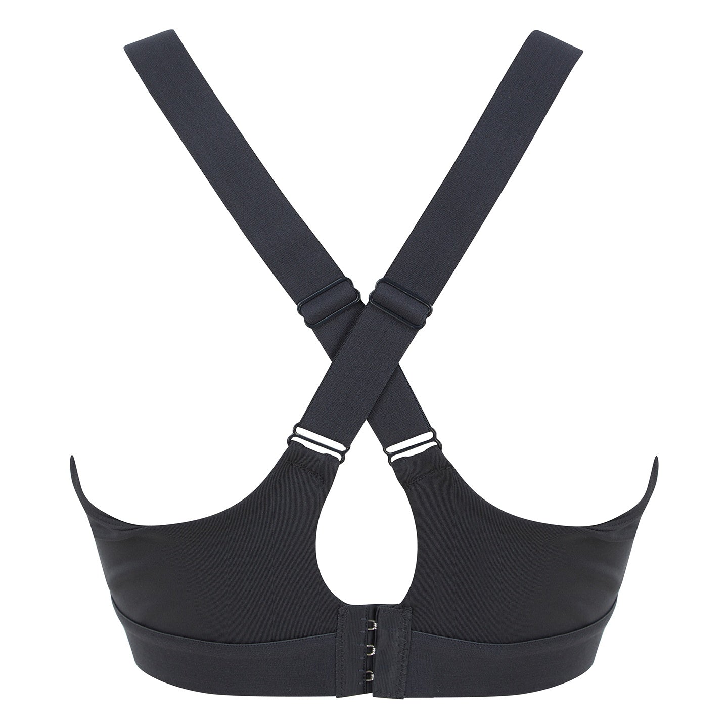 Charcoal Grey - Back - Tombo Womens-Ladies Core Medium Impact Bra
