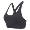 Charcoal Grey - Lifestyle - Tombo Womens-Ladies Core Medium Impact Bra