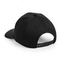 Black - Back - Beechfield Unisex Adult Urbanwear 6 Panel Snapback Cap