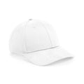 White - Front - Beechfield Unisex Adult Urbanwear 6 Panel Snapback Cap