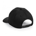 Black - Back - Beechfield Unisex Adult Urbanwear 5 Panel Snapback Cap