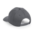 Graphite - Back - Beechfield Unisex Adult Urbanwear 5 Panel Snapback Cap