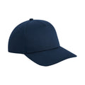 Navy - Front - Beechfield Unisex Adult Urbanwear 5 Panel Snapback Cap