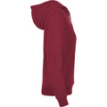 Burgundy - Close up - Build Your Brand Womens-Ladies Basic Hoodie