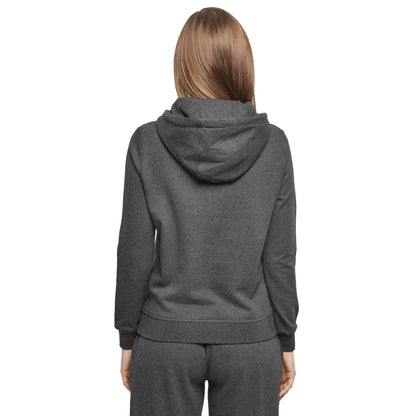 Charcoal - Side - Build Your Brand Womens-Ladies Basic Hoodie