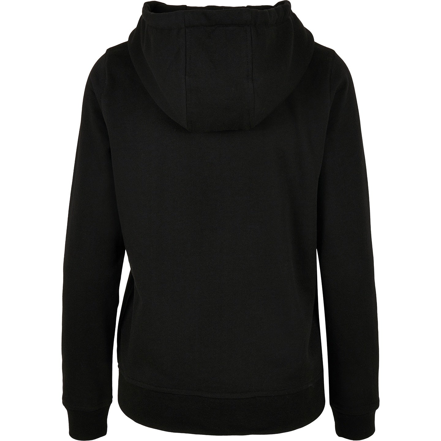 Black - Back - Build Your Brand Womens-Ladies Basic Hoodie