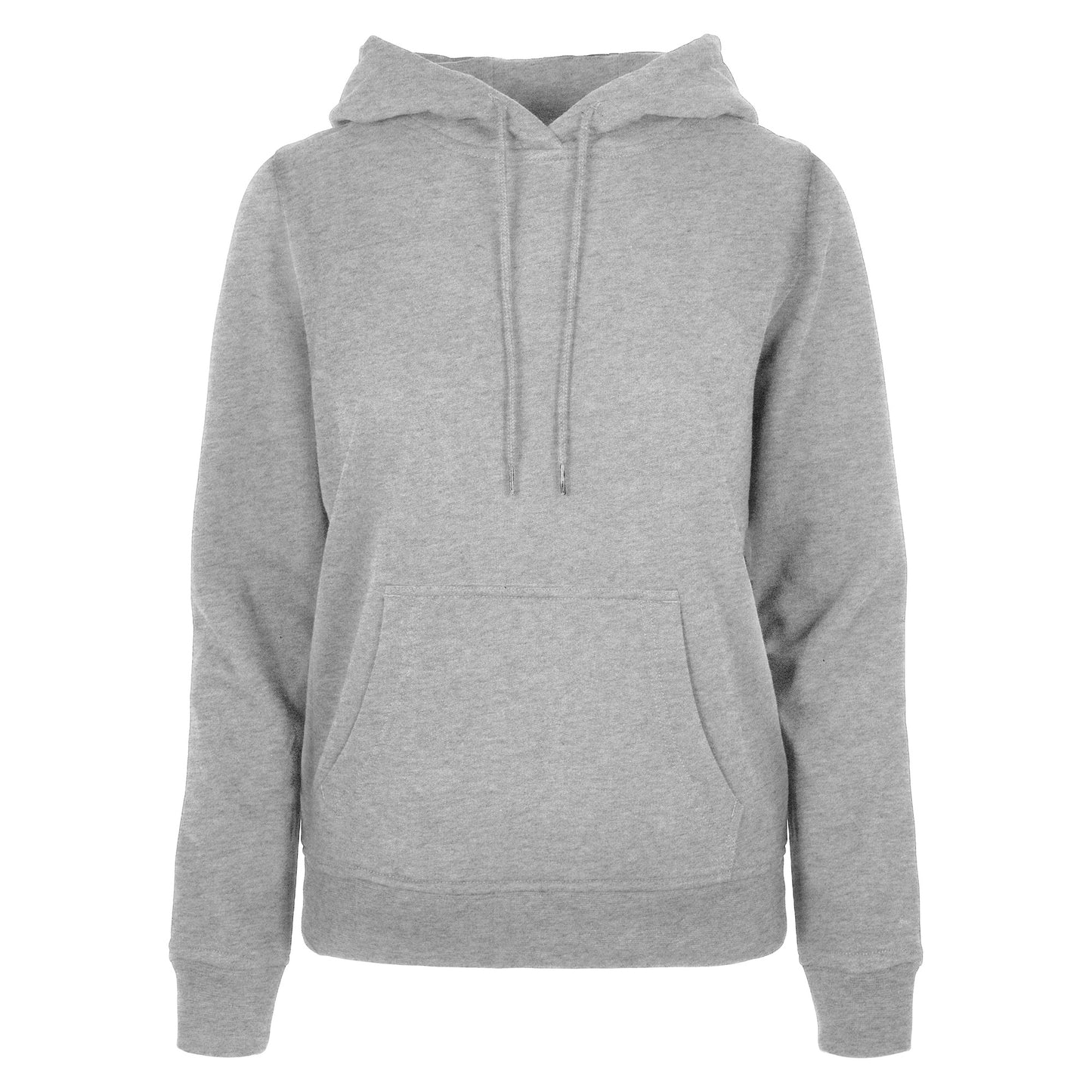 Heather Grey - Front - Build Your Brand Womens-Ladies Basic Hoodie