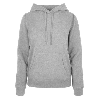 Heather Grey - Front - Build Your Brand Womens-Ladies Basic Hoodie