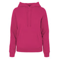 Hibiscus Pink - Front - Build Your Brand Womens-Ladies Basic Hoodie