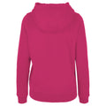 Hibiscus Pink - Back - Build Your Brand Womens-Ladies Basic Hoodie