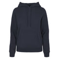 Navy - Front - Build Your Brand Womens-Ladies Basic Hoodie
