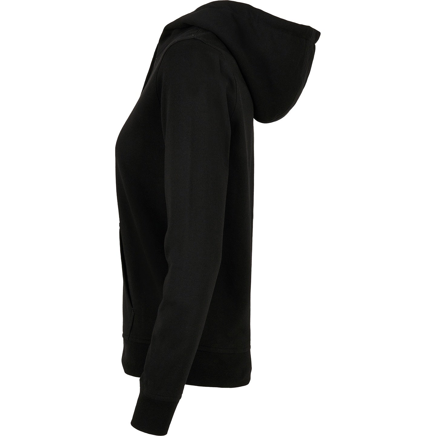 Black - Lifestyle - Build Your Brand Womens-Ladies Basic Hoodie