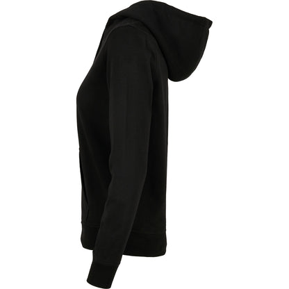 Black - Lifestyle - Build Your Brand Womens-Ladies Basic Hoodie