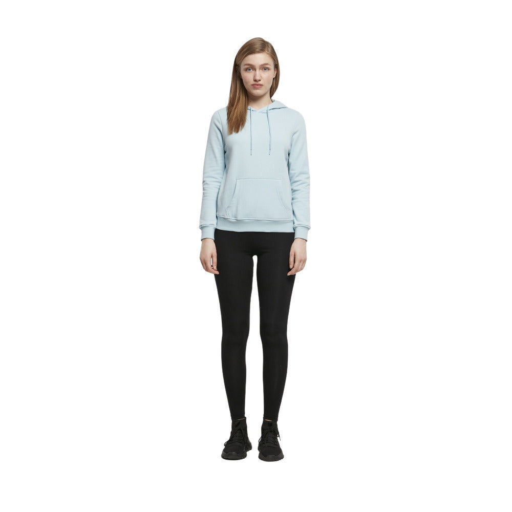 Ocean Blue - Side - Build Your Brand Womens-Ladies Basic Hoodie