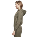 Olive - Back - Build Your Brand Womens-Ladies Basic Hoodie