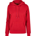 City Red - Front - Build Your Brand Womens-Ladies Basic Hoodie