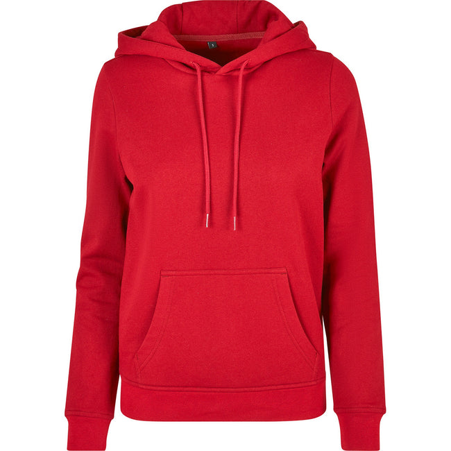 City Red - Front - Build Your Brand Womens-Ladies Basic Hoodie