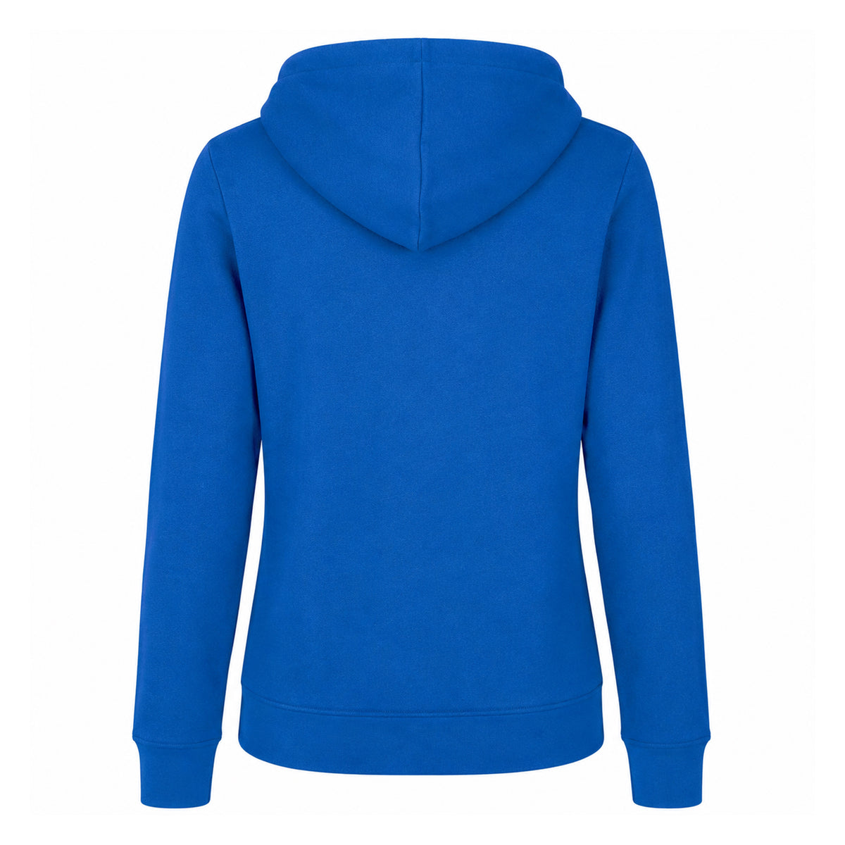 Intense Blue - Back - Build Your Brand Womens-Ladies Basic Hoodie