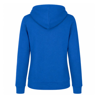 Intense Blue - Back - Build Your Brand Womens-Ladies Basic Hoodie