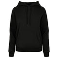 Black - Front - Build Your Brand Womens-Ladies Basic Hoodie