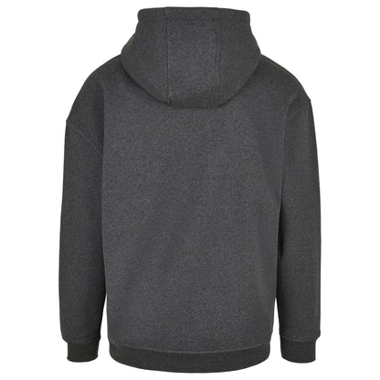 Charcoal - Side - Build Your Brand Mens Basic Oversized Hoodie