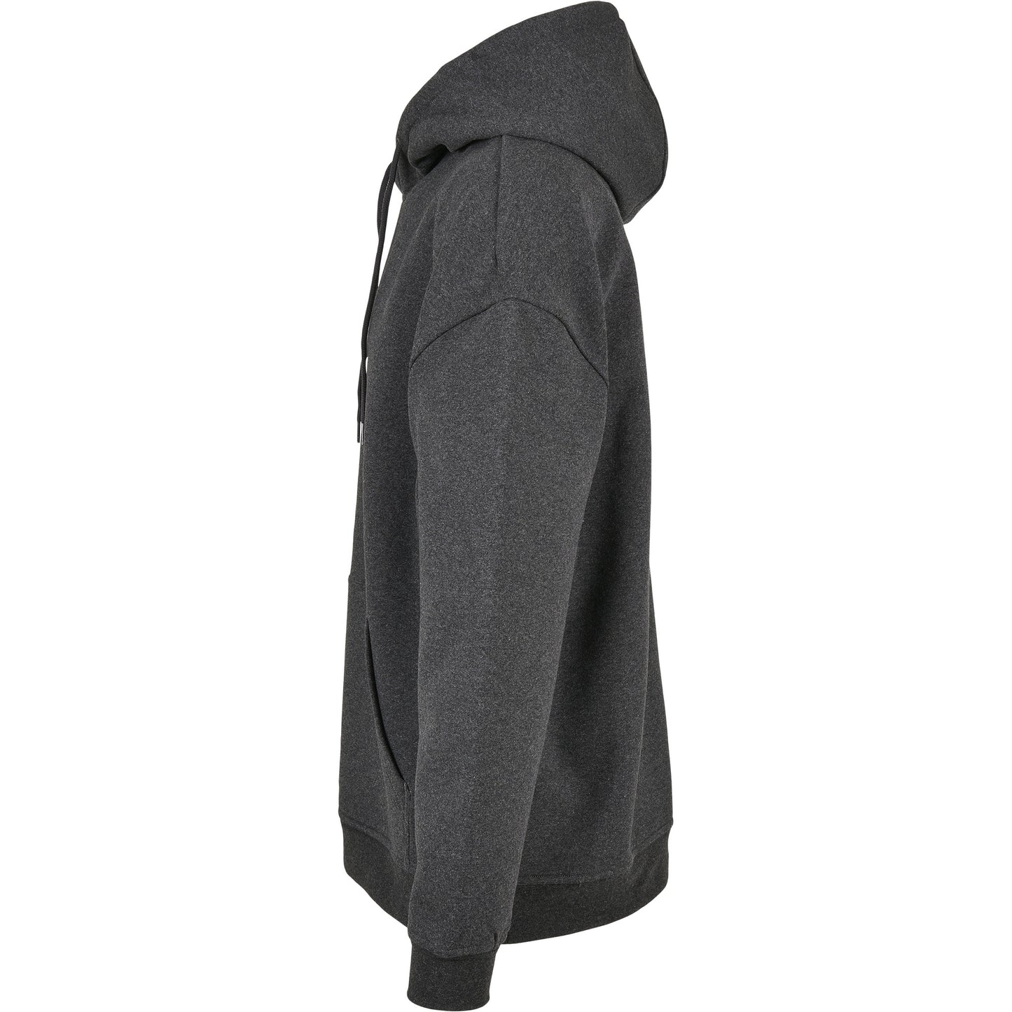 Charcoal - Lifestyle - Build Your Brand Mens Basic Oversized Hoodie