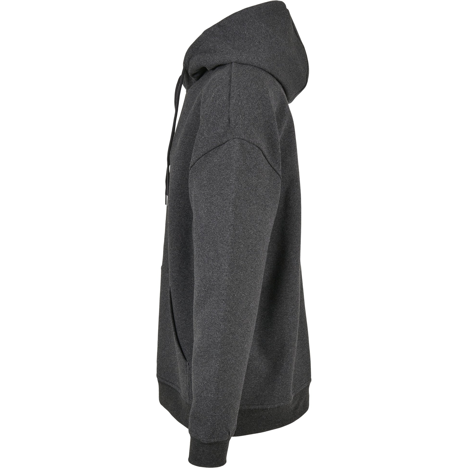 Charcoal - Lifestyle - Build Your Brand Mens Basic Oversized Hoodie