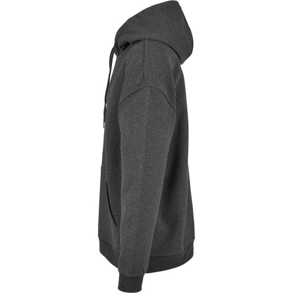 Charcoal - Lifestyle - Build Your Brand Mens Basic Oversized Hoodie