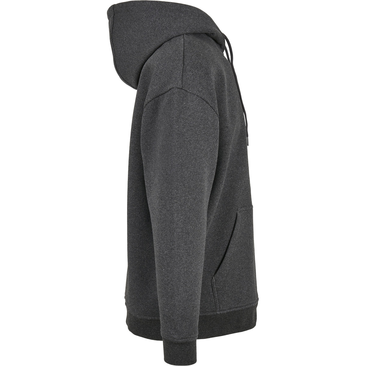 Charcoal - Pack Shot - Build Your Brand Mens Basic Oversized Hoodie