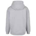 Heather Grey - Side - Build Your Brand Mens Basic Oversized Hoodie