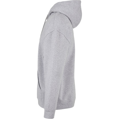 Heather Grey - Lifestyle - Build Your Brand Mens Basic Oversized Hoodie