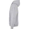 Heather Grey - Lifestyle - Build Your Brand Mens Basic Oversized Hoodie