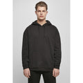 Black - Back - Build Your Brand Mens Basic Oversized Hoodie