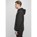 Black - Side - Build Your Brand Mens Basic Oversized Hoodie