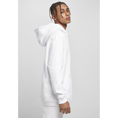 White - Pack Shot - Build Your Brand Mens Basic Oversized Hoodie