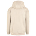 Sand - Back - Build Your Brand Mens Basic Oversized Hoodie