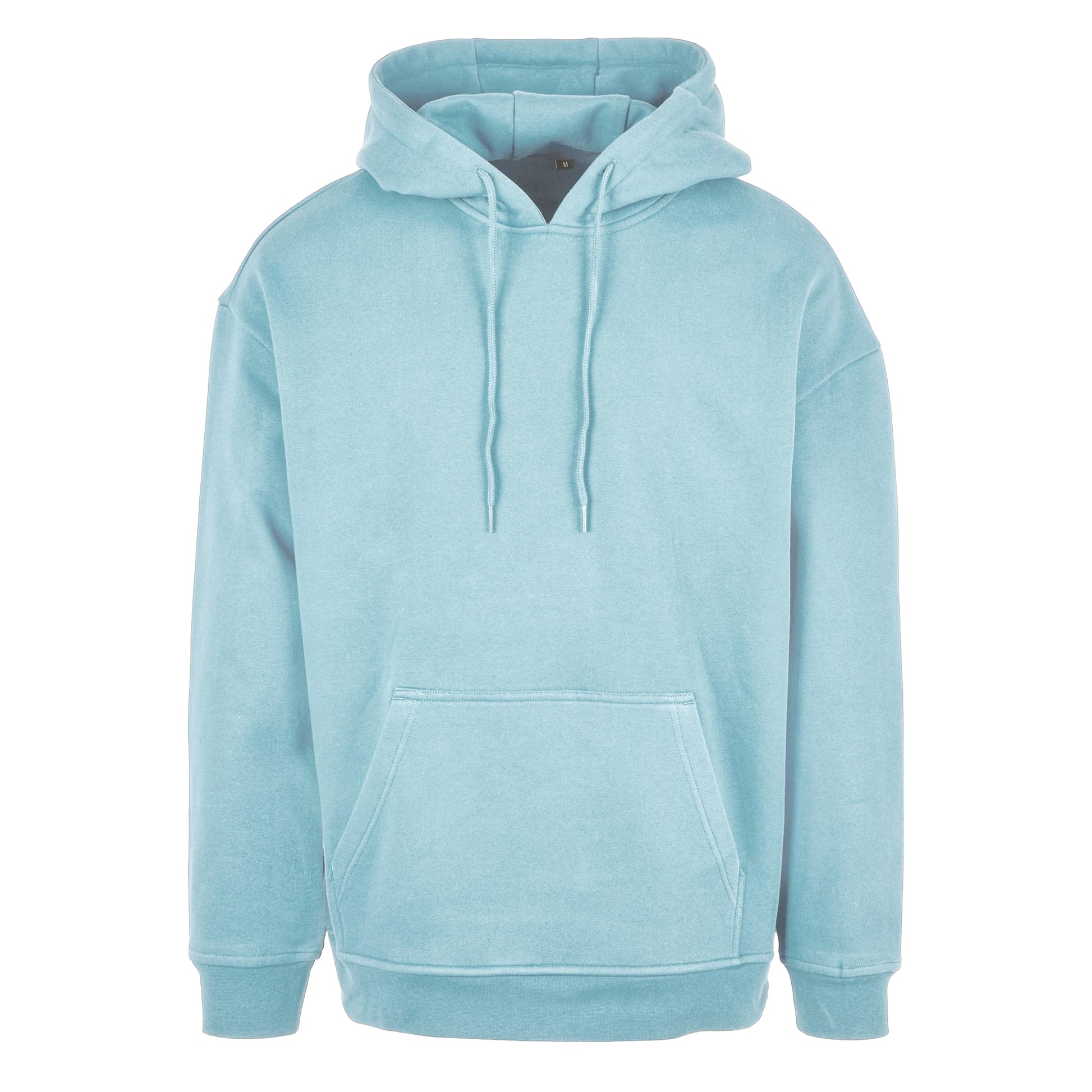 Olive - Pack Shot - Build Your Brand Mens Basic Oversized Hoodie